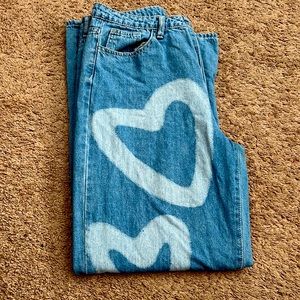 Shein Heart Jeans